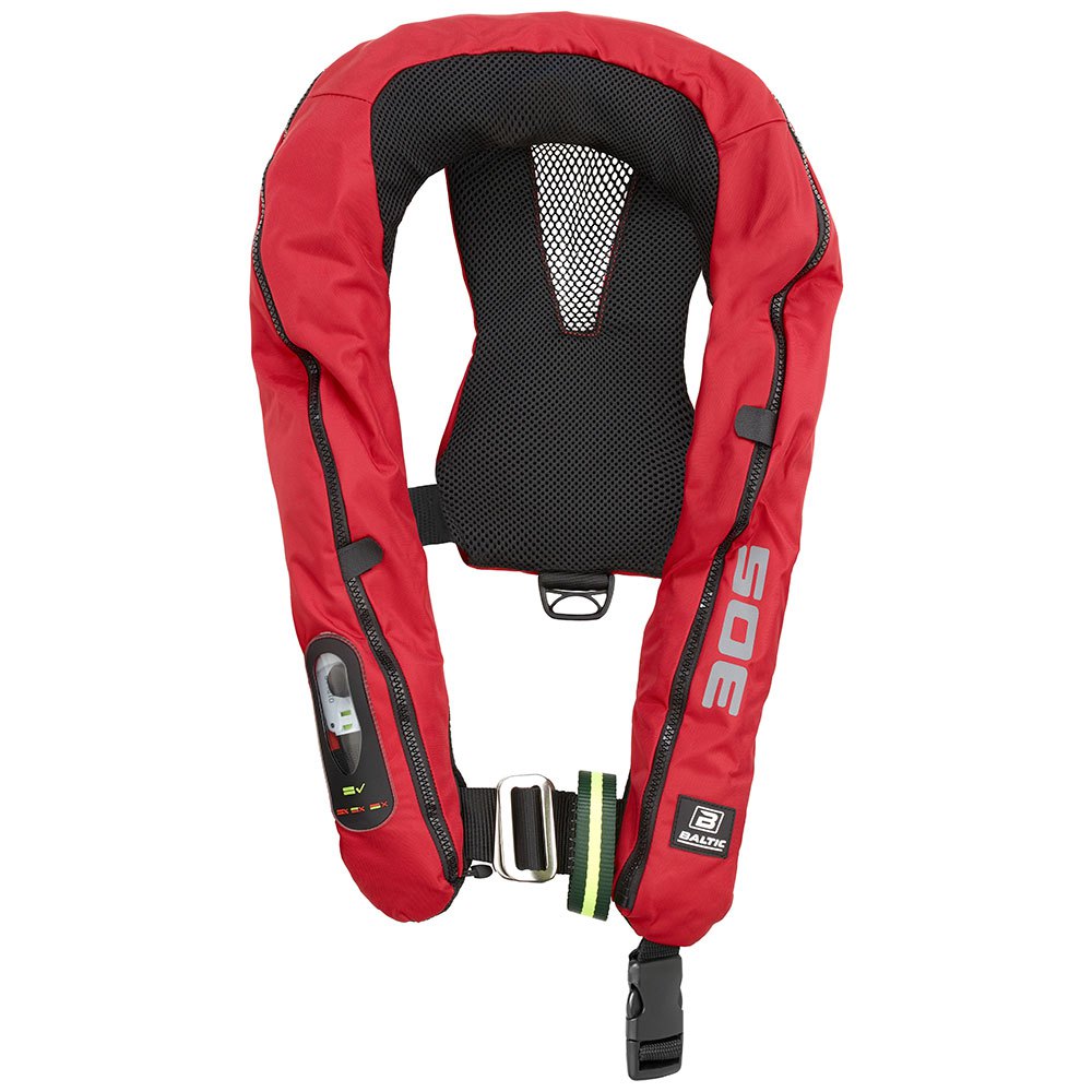 Baltic Legend 305 Auto Harness Inflatable Lifejacket Rot 40-150 kg von Baltic