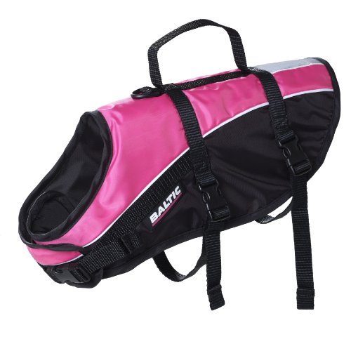 Baltic Schwimmhilfe Mascot für Haustiere, mit Klettverschluss und Gurt Mehrfarbig Pink/Black Small 3-8 Kg Baltic Schwimmhilfe Mascot für Haustiere, mit Klettverschluss und Gurt Mehrfarbig Pink/Black Small 3-8 Kg von Baltic