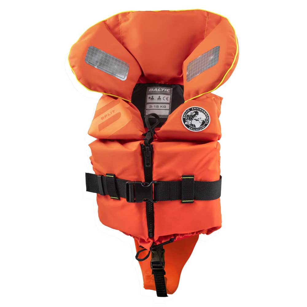 Baltic Split Front Life Jacket Orange 15-30 kg von Baltic