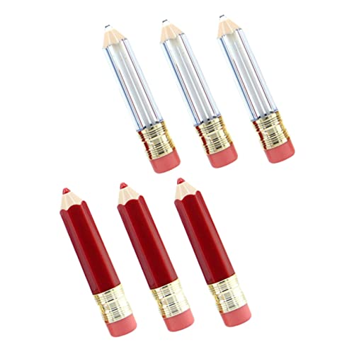 Baluue 6st Lipgloss Lippenstift Leere Tube Lipgloss-tuben, Großpackung Nachfüllbarer Kosmetikbehälter Lipgloss-fläschchen Behälter Für Lippenöl Lipgloss-zubehör Zum Selbermachen Plastik von Baluue