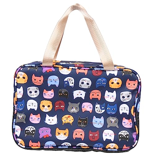 Baluue Cartoon-Kulturbeutel aufbewahrungssack Storage Pockets Make-up Tasche kosemtiktasche Handbags Makeup Bags Kosmetik Wäschesack Make-up-Organizer Make-up-Tasche mit Reißverschluss Pu von Baluue