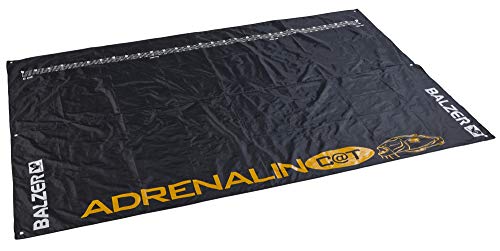 Balzer Adrenalin Cat Abhakmatte Wels, 3x2m, Schwarz, Hartboden, Fliese, Fischmatte, Rugmatte, Rug Pad von Balzer