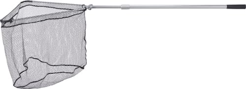 Balzer Angelkescher gummiert Metallica X-tra Strong 2-teilig - Extra Starker Aluminium-Kescher (2,70m Länge / 60cm Bügelgröße) von Balzer