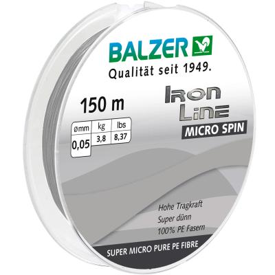 Balzer Iron Line 4 Micro Spin 150m 0,05mm von Balzer