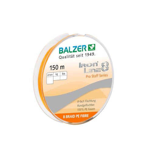 Balzer Iron Line 8 150 m Spule 0,12 mm/ 9,8 kg orange Balzer Iron Line 8 150 m Spule 0,12 mm/ 9,8 kg orange von Balzer