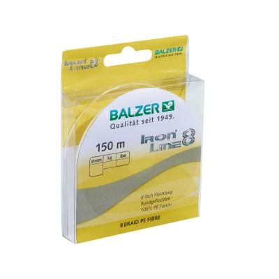 Balzer Iron Line 8 gelb 150m 0,12mm von Balzer