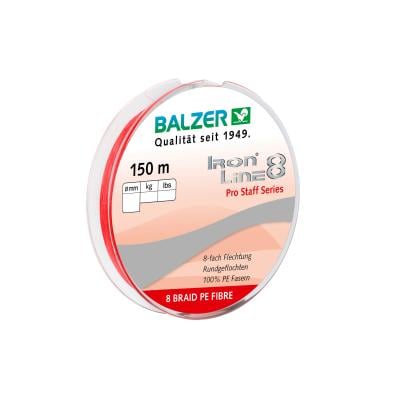 Balzer Ironline Pro Staff 8-fach rot 150m 0,18mm von Balzer