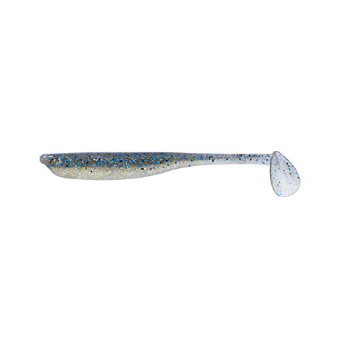 Balzer Shirasu Z-Shad Zander Shads - 3 Gummifische, Größe/Gewicht/Farbe:12.5cm / 9g / Blue Jill von Balzer