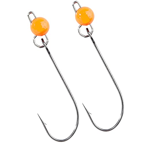 Balzer Tungsten Cheburashka mit Haken - 2 Jighaken, Größe/Gewicht/Farbe:Gr. 8/0.75g / Orange Balzer Tungsten Cheburashka mit Haken - 2 Jighaken, Größe/Gewicht/Farbe:Gr. 8/0.75g / Orange von Balzer