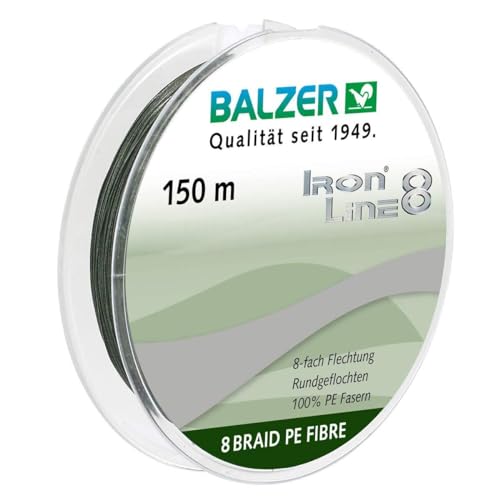 Balzer Iron Line 8 150 m Spule grün 0,27 mm/27,5 kg Balzer Iron Line 8 150 m Spule grün 0,27 mm/27,5 kg von Balzer