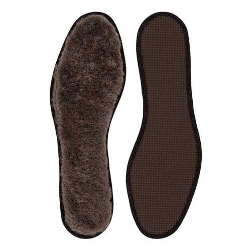 Bama Royal Komforteinlegesohle aus feinem Lammfell für besonders starke Kälte, Unisex Winter Wärme Einlegesohle, für feste Winter Schuhe, 37 von Bama