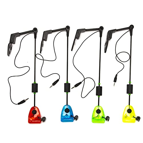4-Teiliges Angel-Swinger-Set, Angel-Bissanzeiger-Anzeigen im Reißverschlussetui, LED-Beleuchteter Swinger zum Karpfenangeln 4-Teiliges Angel-Swinger-Set, Angel-Bissanzeiger-Anzeigen im Reißverschlussetui, LED-Beleuchteter Swinger zum Karpfenangeln von Fransande