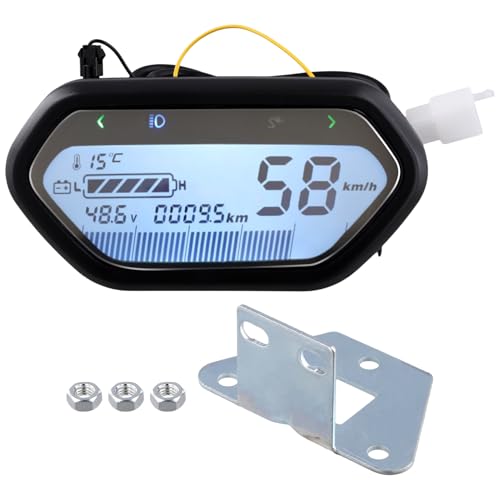 Bamberg 48 V 60 V 72 V Elektromotorrad Digital LCD Kilometerzähler Tachometer Drehzahlmesser von Bamberg