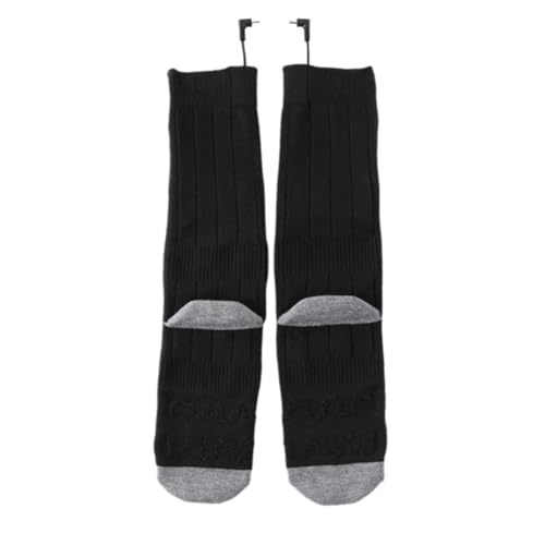 Bamberg Beheizte Socken für Damen und Herren, Langanhaltend Beheizbare Thermosocken für Camping, Wandern, Angeln, Skifahren und Jagen, Schwarz von Bamberg