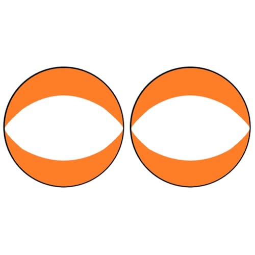Bamberg Orangefarbenes Kajak-Segelpaddel, Downwind-Segel-Kit, Kajak-Downwind-Segel, Tragbares Faltsegel von Bamberg