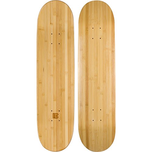 Bamboo Skateboards Leeres Skateboard Deck - POP - Stärke - Nachhaltigkeit (8,5") von Bamboo Skateboards