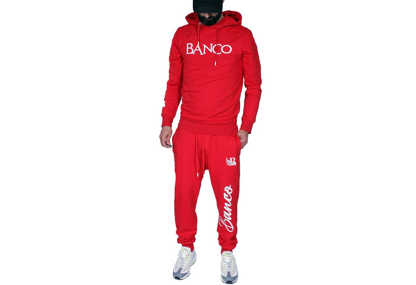 Banco Freizeitanzug Banco Sportanzug mit Logo Streetwear Outdoor Fitness Herren, Mit Kapuze von Banco