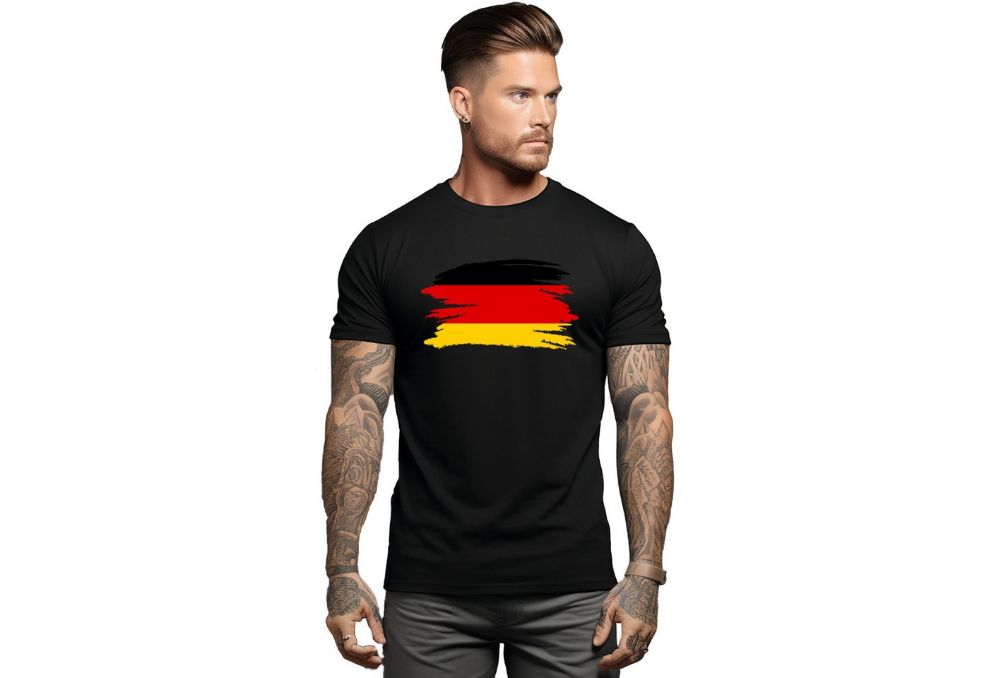 Banco T-Shirt Herren Fußball EM Deutschland Sport Trikot verschieden Fußball-Motive, Größen XS - 6 XL, 100% Baumwolle Banco T-Shirt Herren Fußball EM Deutschland Sport Trikot verschieden Fußball-Motive, Größen XS - 6 XL, 100% Baumwolle von Banco