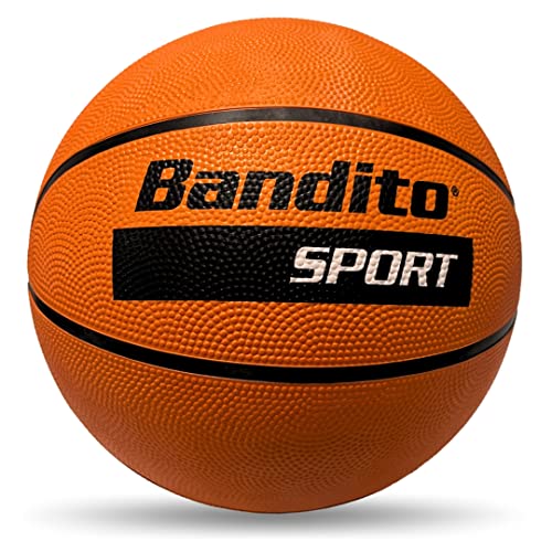 Bandito Basketball in offizieller Turniergröße, Größe 7, optimaler Grip und Sprungverhalten, Indoor und Outdoor von Bandito
