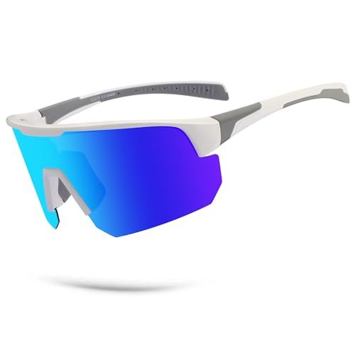 BangLong Fahrradbrille Polarisierte Sonnenbrille Herren Damen, UV400 Schutz Sportbrille für Schnelle Brille, Laufbrille, Rennrad Radbrille, Biker Brille, MTB Brille Herren, Windschutzbrille Fahrrad. BangLong Fahrradbrille Polarisierte Sonnenbrille Herren Damen, UV400 Schutz Sportbrille für Schnelle Brille, Laufbrille, Rennrad Radbrille, Biker Brille, MTB Brille Herren, Windschutzbrille Fahrrad. von BangLong