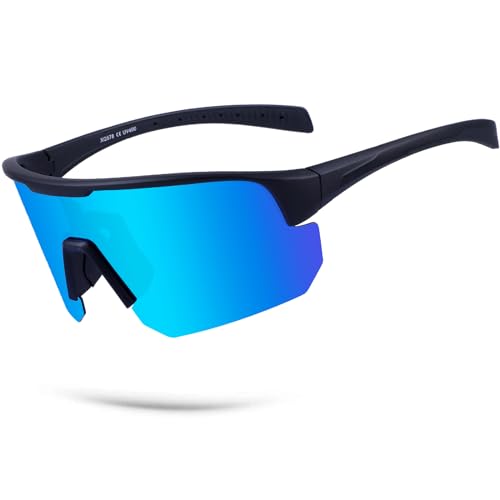 BangLong Fahrradbrille Polarisierte Sonnenbrille Herren Damen, UV400 Schutz Sportbrille für Schnelle Brille, Laufbrille, Rennrad Radbrille, Biker Brille, MTB Brille Herren, Windschutzbrille Fahrrad. BangLong Fahrradbrille Polarisierte Sonnenbrille Herren Damen, UV400 Schutz Sportbrille für Schnelle Brille, Laufbrille, Rennrad Radbrille, Biker Brille, MTB Brille Herren, Windschutzbrille Fahrrad. von BangLong