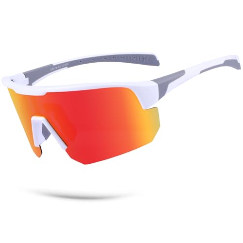 BangLong Fahrradbrille Polarisierte Sonnenbrille Herren Damen, UV400 Schutz Sportbrille für Schnelle Brille, Laufbrille, Rennrad Radbrille, Biker Brille, MTB Brille Herren, Windschutzbrille Fahrrad. BangLong Fahrradbrille Polarisierte Sonnenbrille Herren Damen, UV400 Schutz Sportbrille für Schnelle Brille, Laufbrille, Rennrad Radbrille, Biker Brille, MTB Brille Herren, Windschutzbrille Fahrrad. von BangLong