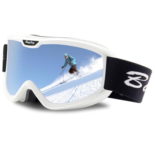 BangLong Skibrille, Snowboard Brille für Brillenträger Herren Damen Schneebrille OTG UV-Schutz Anti Fog Skibrillen für Wintersportarten, Skifahren, Skaten BangLong Skibrille, Snowboard Brille für Brillenträger Herren Damen Schneebrille OTG UV-Schutz Anti Fog Skibrillen für Wintersportarten, Skifahren, Skaten von BangLong