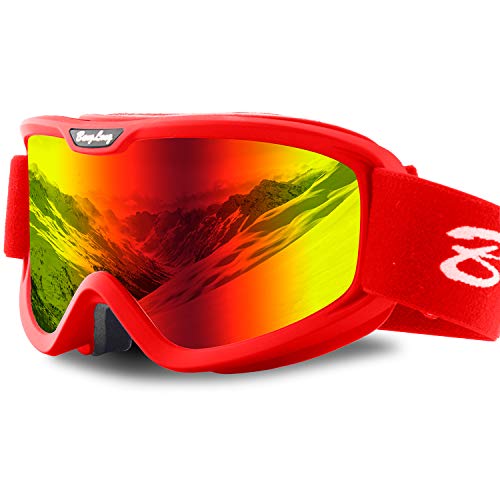 BangLong Skibrille, Snowboard Brille für Brillenträger Herren Damen Schneebrille OTG UV-Schutz Anti Fog Skibrillen für Wintersportarten, Skifahren, Skaten BangLong Skibrille, Snowboard Brille für Brillenträger Herren Damen Schneebrille OTG UV-Schutz Anti Fog Skibrillen für Wintersportarten, Skifahren, Skaten von BangLong