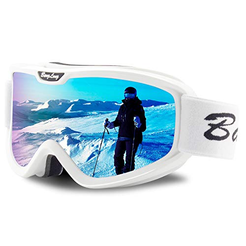 BangLong Skibrille, Snowboard Brille für Brillenträger Herren Damen Schneebrille OTG UV-Schutz Anti Fog Skibrillen für Wintersportarten, Skifahren, Skaten BangLong Skibrille, Snowboard Brille für Brillenträger Herren Damen Schneebrille OTG UV-Schutz Anti Fog Skibrillen für Wintersportarten, Skifahren, Skaten von BangLong