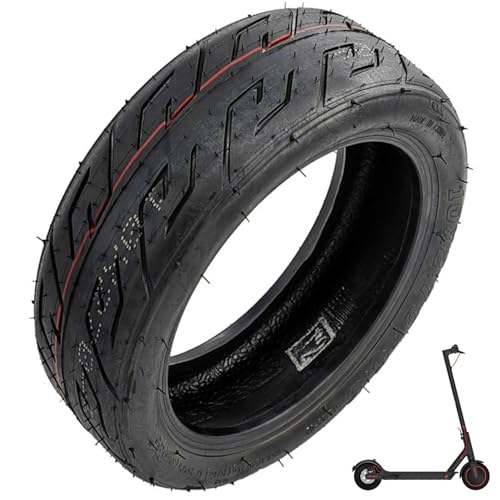 Banziaju Scooter Wheel 9.5 '' Tubeless Gummi-Roller-Reifen mit 120 kg Ladungskapazität glattes Reitungs-Rutsch-Roll-Roller-Roller für Elektrorte, Scooterräder, Scooterräder von Banziaju