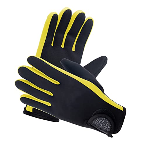 Banziaju Wärmeleithandschuhe, Neopren -Anti -Schlupf -Handschuhhandschuhe Thermalschwimmhandschuhe mit 1,5 mm Verdickung M -Tauchanzug von Banziaju