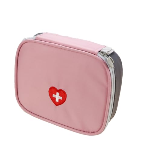 Baobiutin Mini First Aid Kit Tragbare Reisemedizin -Tasche Multifunktionaler medizinischer Organisator Aufbewahrungsbeutel für Outdoor -Aktivitäten Aufbewahrungstasche von Baobiutin