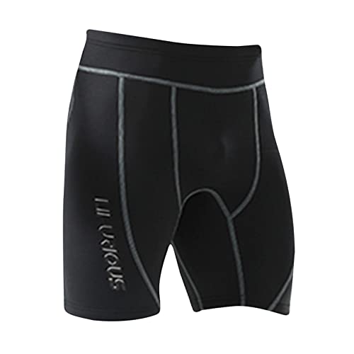 Baoblaze 2 Mm Neopren Shorts für Herren, Bequeme Unterwasser Wasser Surf Neoprenanzug Hose Zum Kanufahren, XXL von Baoblaze