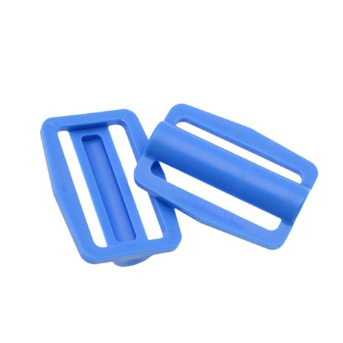 Baoblaze 2 stück Scuba Tauchen Gewicht Gürtel Slide Keeper Stopper Gewicht Gürtel Halter Schnalle Gewicht Retainer Clips für Tauchen Ausrüstung Schwimmen, Blau von Baoblaze