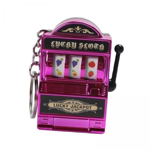 Baoblaze 5X Mini Spielautomaten Schlüsselanhänger, Obstautomaten Spielautomaten Anhänger, Valentinstagsgeschenk, Lustige Souvenirs, Mini Arcade Spiel, Spielzeu von Baoblaze