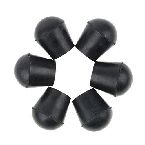 Baoblaze 6 Krückenkapsel Stahleinlage, Zubehör für Gehstöcke und Unterarmgehstützen, Schwarz, 22mm Baoblaze 6 Krückenkapsel Stahleinlage, Zubehör für Gehstöcke und Unterarmgehstützen, Schwarz, 22mm von Baoblaze
