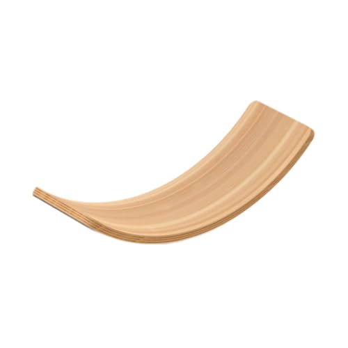 Baoblaze Balance Board, Wippbrett für Kinder, multifunktionales Geschenk für Teenager, Wackelbrett aus Holz, sensorisches Trainingsgerät für Fitness im Freien, Style A von Baoblaze