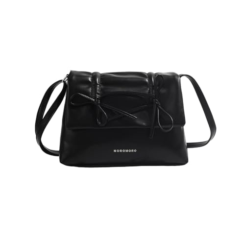 Baoblaze Damen Umhängetasche aus PU-, tragbare Tragetasche, Damenhandtasche für Reisen im Sommer, Schwarz von Baoblaze