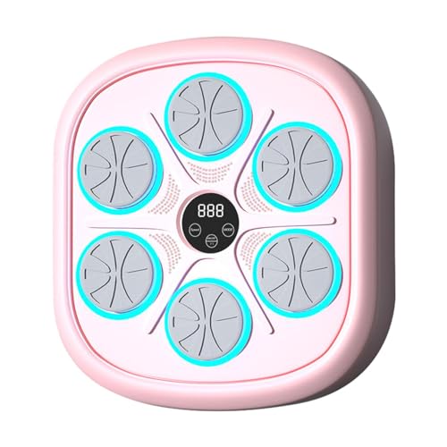 Baoblaze Elektronische Boxmaschine, Musik-Boxwand-Zielscheibe für Frauen und Männer, Home-Gym-Boxtrainer mit Licht für Kampfsport Taekwondo, ROSA Baoblaze Elektronische Boxmaschine, Musik-Boxwand-Zielscheibe für Frauen und Männer, Home-Gym-Boxtrainer mit Licht für Kampfsport Taekwondo, ROSA von Baoblaze