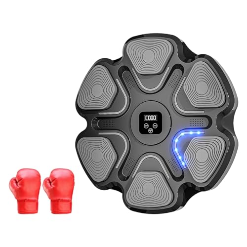 Baoblaze Elektronische Boxmaschine, Musik-Boxzielscheibe zur Wandmontage mit Licht, Boxtrainer, Boxtrainingsgerät für Kickboxen, mit Erwachsenenhandschuhen Baoblaze Elektronische Boxmaschine, Musik-Boxzielscheibe zur Wandmontage mit Licht, Boxtrainer, Boxtrainingsgerät für Kickboxen, mit Erwachsenenhandschuhen von Baoblaze