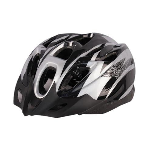 Baoblaze Fahrradhelm Rennradhelm Atmungsaktiv Verstellbar Leichtgewicht mit Visier Fahrradhelm für Damen Herren Outdoor Sports Biking, Weiß von Baoblaze