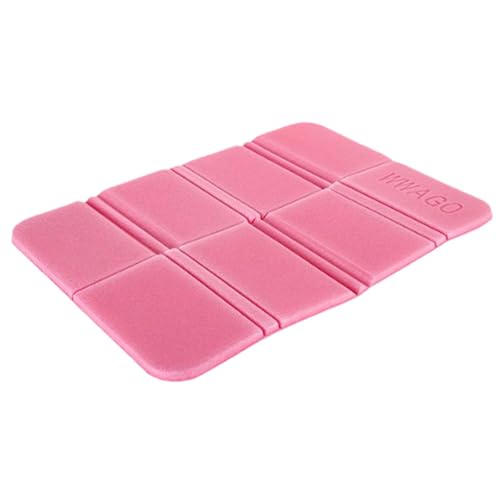 Baoblaze Faltbares Sitzpads Camping Kissen Sitz Leichter tragbarer wasserdichte Matte Outdoor Sitting Pad für Spielplatz Trekking Garden, Rosa von Baoblaze