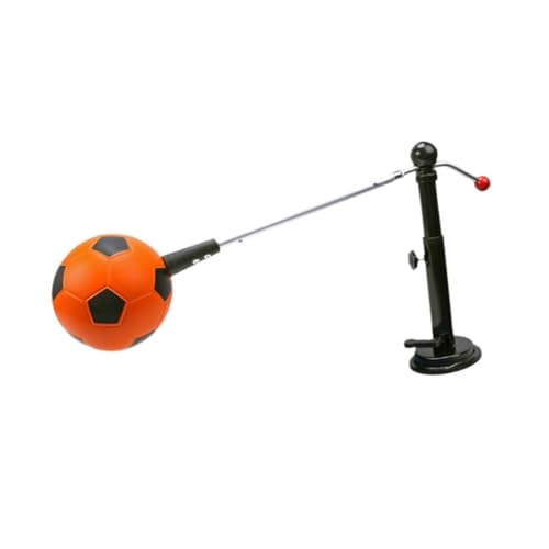 Baoblaze Fußballtrainer, Fußball-Kicktrainer, Geschwindigkeits- und Beweglichkeitstrainer, Fußball-Kickstand, Einzeltraining für drinnen und draußen, Kinder, Orange von Baoblaze