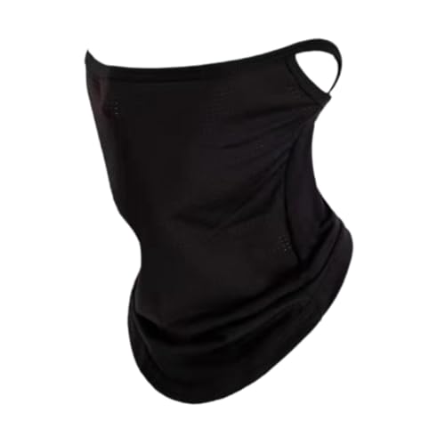 Baoblaze Gesichtsmasken-Bedeckung, Halsmanschette mit Ohrschlaufen, faltbar, tragbar, atmungsaktiv, Halswickel, Gesichtsbedeckung für Männer und, Schwarz Baoblaze Gesichtsmasken-Bedeckung, Halsmanschette mit Ohrschlaufen, faltbar, tragbar, atmungsaktiv, Halswickel, Gesichtsbedeckung für Männer und, Schwarz von Baoblaze