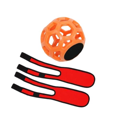 Baoblaze Golf Swing, Golf-Trainingshilfe, Gestenkorrektur, tragbarer Golfball, Golf-Handgelenkbandage für Männer und Frauen, Golfausrüstung, Orange mit 2 Armbändern von Baoblaze