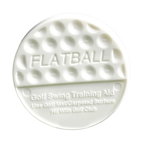 Baoblaze Golfschwung-Übungsball, Flacher Golfball, verbessert die Genauigkeit, leichtes, tragbares Golf-Trainingshilfsmittel, Golfzubehör für das Büro zu Hause von Baoblaze