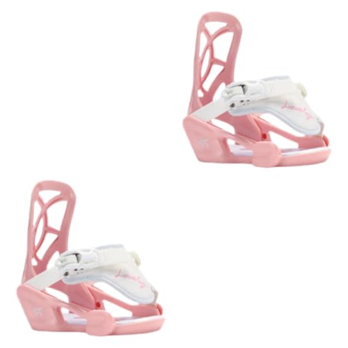 Baoblaze Kinder Snowboard Bindungen Ski Ausrüstung Praktische Skating Lieferungen Winter Anfänger für Snowboarden Kinder Snowboard Ausrüstung, S Pink von Baoblaze