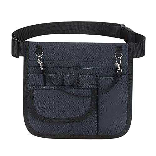 Baoblaze Krankenschwester Bauchtasche Gürteltasche Organizer Mehrere Taschen Bandhalter Aufbewahrung, Dunkelblau von Baoblaze