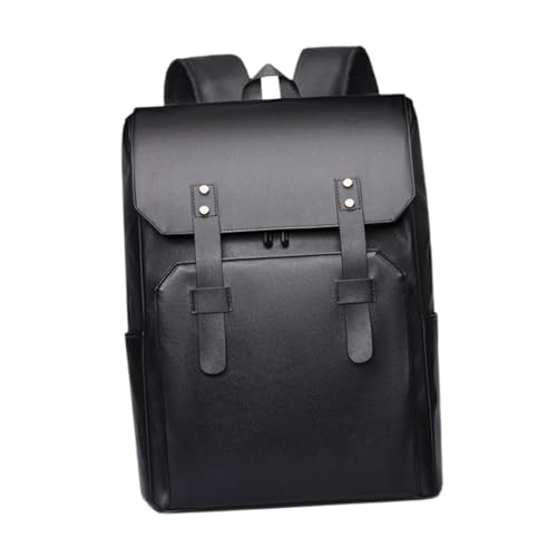 Baoblaze Laptoptasche, großer wasserdichter Herrenrucksack für Reisen, Rucksackreisen, Büro, Camping, Schwarz von Baoblaze