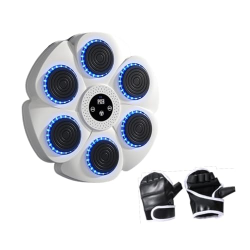 Baoblaze Musik-Boxmaschine, Ziel-Musik-Boxtrainingsmaschine, verstellbare Wandhalterung, Smart-Boxzug für das Fitnessstudio, Weiß Baoblaze Musik-Boxmaschine, Ziel-Musik-Boxtrainingsmaschine, verstellbare Wandhalterung, Smart-Boxzug für das Fitnessstudio, Weiß von Baoblaze